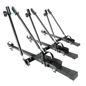 3x Portabicicletas de techo, Soporte para bicicletas para el techo del coche con barra de acero - 3xM-04