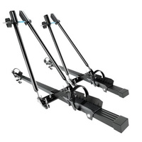 2x Portabicicletas de techo, Soporte para bicicletas para el techo del coche con barra de acero - 2xM-04