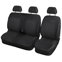 Fundas de asientos hechas a medida para Volkswagen Transporter T6 Furgoneta (2015-2019) solo asientos delanteros - E4