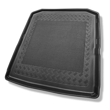 Alfombra para maletero adecuada para Skoda Superb III 3V Familiar (09.2015-....) - Protector maletero - Alfombrilla maletero antideslizante - parte inferior del maletero (sin base multifuncional); no adecuado para versión híbrida