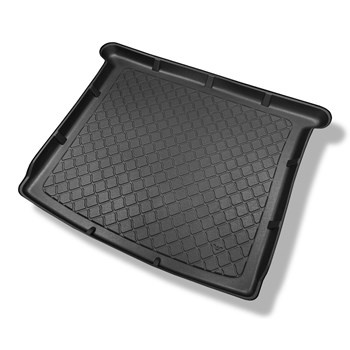 Alfombra para maletero adecuada para Ford Grand C-MAX Monovolumen (11.2010-06.2019) - Protector maletero - Alfombrilla maletero antideslizante - 7 plazas; 3a fila abatible