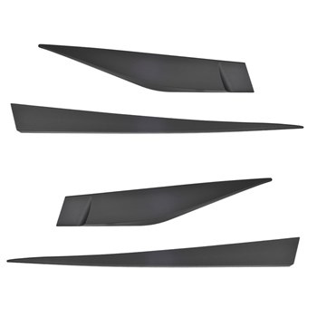 Protectores laterales negros para el coche Lexus NX SUV (2014-....)