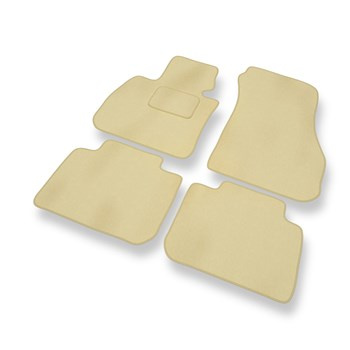 Alfombrillas de Velour adecuadas para BMW X2 SAC (2018-2023) - alfombras para coche - Premium color beige