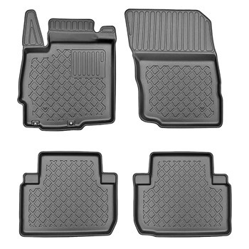 Alfombrillas de TPE adecuadas para Mitsubishi Eclipse Cross SUV (01.2018-....) - no adecuado para versión Plug-in híbrida - alfombras para coche