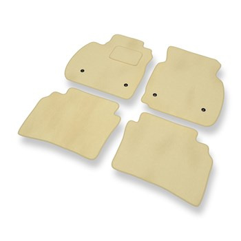 Alfombrillas de Velour adecuadas para Opel Insignia II Grand Sport, Sports Tourer (2017-2023) - alfombras para coche - Premium color beige