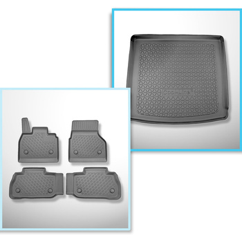 Conjunto de alfombrilla para maletero y alfombrillas para el interior del coche TPE para: BMW iX i20 SUV (11.2021-....)