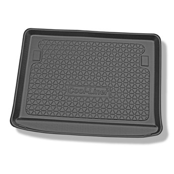 Alfombra para maletero adecuada para Citroen DS5 Hatchback (01.2012-12.2018) - Protector maletero - Alfombrilla maletero antideslizante - sin subwoofer (sin sistema de sonido DENON); no adecuado para versión híbrida