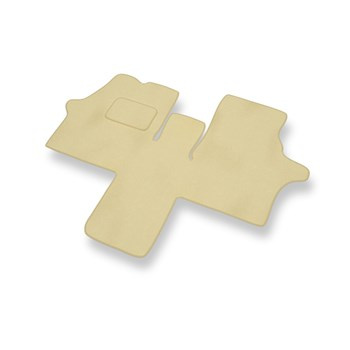 Alfombrillas de Velour adecuadas para Mercedes-Benz Vito W638 Furgoneta (1996-2003) - alfombras para coche - Premium color beige