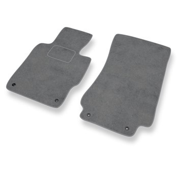 Alfombrillas de Velour adecuadas para BMW Z3 I E36 Coupé, Roadster (1995-2003) - alfombras para coche - Premium color gris