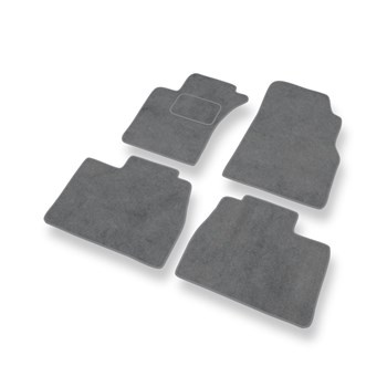 Alfombrillas de Velour adecuadas para Mercedes-Benz Classe M W163 SUV (1997-2005) - alfombras para coche - Premium color gris