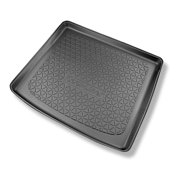 Alfombra para maletero adecuada para Audi Q3 F3 SUV (08.2018-....) - Protector maletero - Alfombrilla maletero antideslizante - parte superior del maletero (entrada de carga plana); base móvil en la posición más alta; también versión Quattro