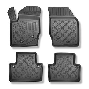 Alfombrillas de TPE adecuadas para Volvo XC90 I SUV (2002-04.2015) - 5 o 7 plazas; sin la tercera fila - alfombras para coche
