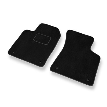 Alfombrillas de Velour adecuadas para Audi TT I 8N Coupé, Roadster (1998-2006) - alfombras para coche - Premium color negro