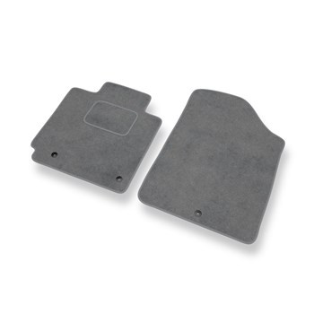 Alfombrillas de Velour adecuadas para Hyundai Elantra V Berlina (2011-2015) - alfombras para coche - Premium color gris