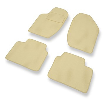 Alfombrillas de Velour adecuadas para Alfa Romeo 164 I (1987-1997) - alfombras para coche - Premium color beige