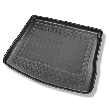 Alfombra para maletero adecuada para Seat Ateca SUV (09.2016-....) - Protector maletero - Alfombrilla maletero antideslizante - base móvil del depósito en posición superior o con tracción en las 4 ruedas