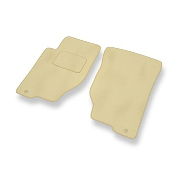Alfombrillas de Velour adecuadas para Kia Sorento I SUV (2002-2009) - alfombras para coche - Premium color beige