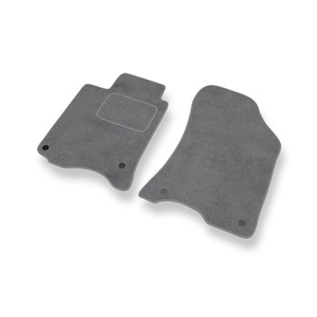 Alfombrillas de Velour adecuadas para Renault Laguna II Sport Tourer, Hatchback (2000-2007) - alfombras para coche - Premium color gris
