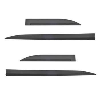 Protectores laterales negros para el coche Volkswagen Tiguan SUV (2021-....)