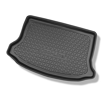 Alfombra para maletero adecuada para Volvo V40 II Hatchback (07.2012-07.2019) - Protector maletero - Alfombrilla maletero antideslizante - maletero inferior; sin piso doble en el maletero