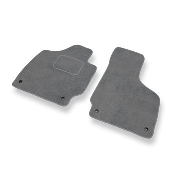 Alfombrillas de Velour adecuadas para Audi TT II 8J Coupé, Roadster (2006-2014) - alfombras para coche - Premium color gris