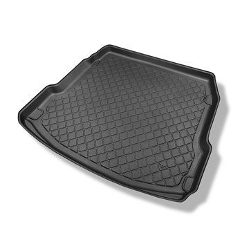 Alfombra para maletero adecuada para Audi A8 D4 Sedan (10.2013-10.2017) - Protector maletero - Alfombrilla maletero antideslizante - versión estándar y larga; con rueda de repuesto = maletero plano; también versión Quattro
