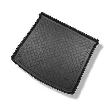 Alfombra para maletero adecuada para Volkswagen Touran II 5T Monovolumen (09.2015-....) - Protector maletero - Alfombrilla maletero antideslizante - 5/7 plazas; 3a fila de asientos abatible