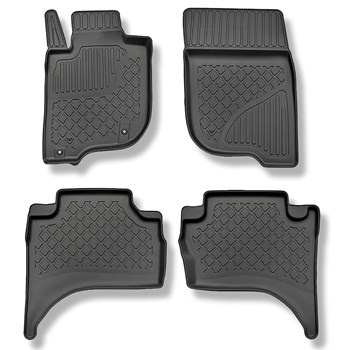 Alfombrillas de TPE adecuadas para Mitsubishi L200 Pick-Up (06.2015-....) - alfombras para coche