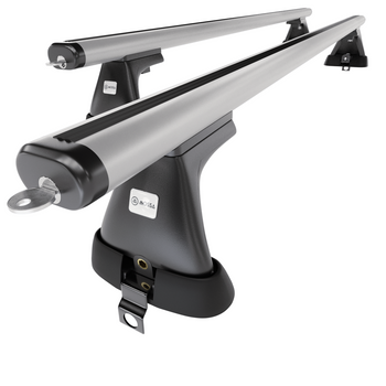 Portaequipajes de techo adecuadas para Mercedes-Benz Classe S W220 Berlina (1999-2005) - baca plata para coche - barras para techo de coche - sin puntos de montaje - aluminio