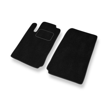 Alfombrillas de Velour adecuadas para Opel Vectra B Caravan, Hatchback, Berlina (1995-2002) - alfombras para coche - Premium color negro