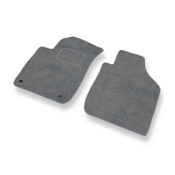 Alfombrillas de Velour adecuadas para Kia Rio I Familiar, Berlina (2000-2005) - alfombras para coche - Premium color gris