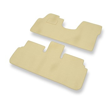 Alfombrillas de Velour adecuadas para Citroen Evasion Monovolumen (1994-2002) - alfombras para coche - Premium color beige