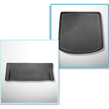 Conjunto de alfombrilla para maletero y alfombrillas para el interior del coche TPE para: Volkswagen Touran I 1T Monovolumen (03.2003-08.2015) - 5 plazas