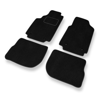 Alfombrillas de Velour adecuadas para Audi 100 IV C4 Avant, Sedan (1991-1994) - alfombras para coche - Premium color negro