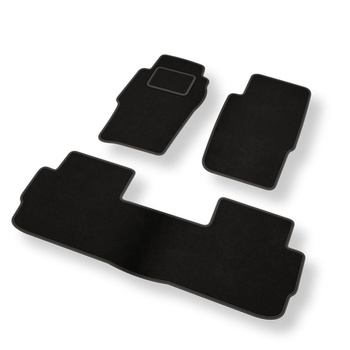 Alfombrillas de Velour adecuadas para Nissan Patrol GR SUV (1998-2010) 5 puertas - alfombras para coche - Premium color negro