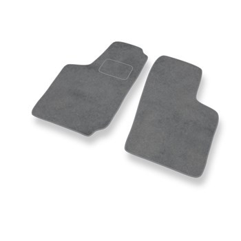 Alfombrillas de Velour adecuadas para Opel Combo B Furgoneta (1993-2001) - alfombras para coche - Premium color gris
