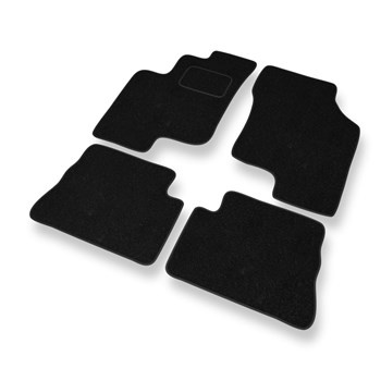 Alfombrillas de fieltro adecuadas para Hyundai Getz Hatchback (2002-2008) - alfombras para coche - color negro