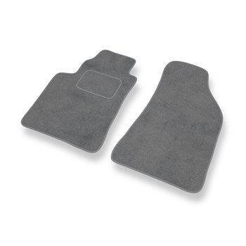 Alfombrillas de Velour adecuadas para Lancia Delta III Hatchback (2008-2014) - alfombras para coche - Premium color gris