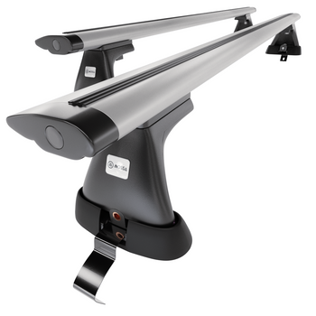 Portaequipajes de techo adecuadas para Volkswagen Passat B8 Berlina (2015-2023) - baca plata para coche - barras para techo de coche - sin puntos de montaje - aluminio