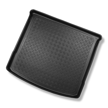 Alfombra para maletero adecuada para Volkswagen Touran II 5T Monovolumen (09.2015-....) - Protector maletero - Alfombrilla maletero antideslizante - 5/7 plazas; 3a fila de asientos abatible