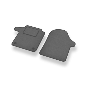 Alfombrillas de Velour adecuadas para Mercedes-Benz Vito III W447 Furgoneta (2014-....) - alfombras para coche - Premium color gris