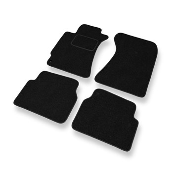 Alfombrillas de fieltro adecuadas para Subaru Forester II SUV (2002-2008) - alfombras para coche - color negro