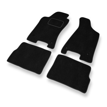 Alfombrillas de Velour adecuadas para Audi 80 IV B4 (1991-1996) - alfombras para coche - Premium color negro