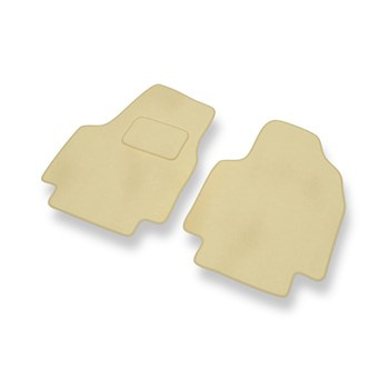 Alfombrillas de Velour adecuadas para Citroen Jumpy I Furgoneta (1995-2007) - alfombras para coche - Premium color beige