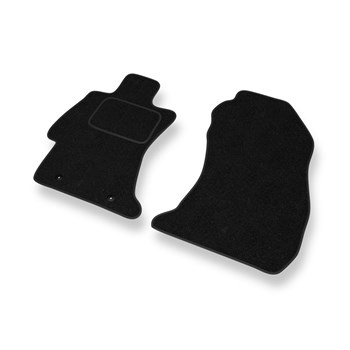 Alfombrillas de fieltro adecuadas para Subaru XV SUV (2012-2017) - alfombras para coche - color negro