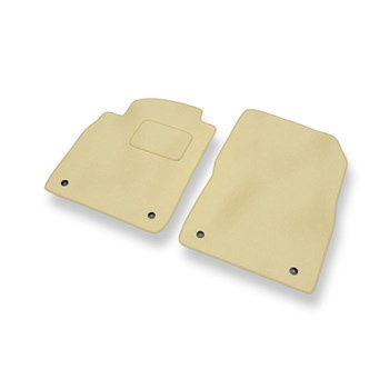 Alfombrillas de Velour adecuadas para Opel Astra J Hatchback, Berlina, Sports Tourer (2009-2019) - alfombras para coche - Premium color beige