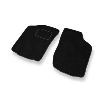 Alfombrillas de Velour adecuadas para Nissan Micra II Hatchback (1992-2003) - alfombras para coche - Premium color negro