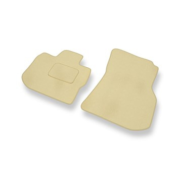 Alfombrillas de Velour adecuadas para BMW X3 SAV (2018-2024) - alfombras para coche - Premium color beige
