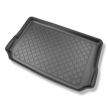 Alfombra para maletero adecuada para Renault Captur II E-Tech Full Hybrid SUV (08.2022-....) - Protector maletero - Alfombrilla maletero antideslizante - maletero superior; piso móvil en la posición más alta