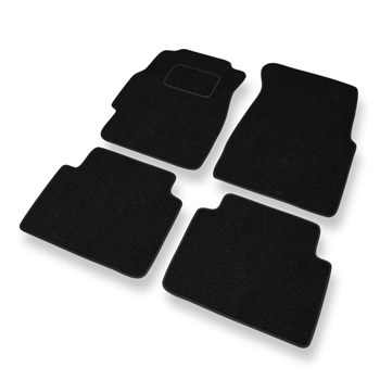 Alfombrillas de fieltro adecuadas para Honda Civic VI Aerodeck, Coupé, Hatchback, Berlina (1996-2000) 3 puertas, 4 puertas - alfombras para coche - color negro
